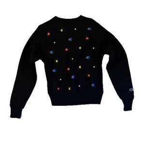 Champion Pac-Man & Bandai Namco Reverse Weave Sweatshirt Black Extra Small